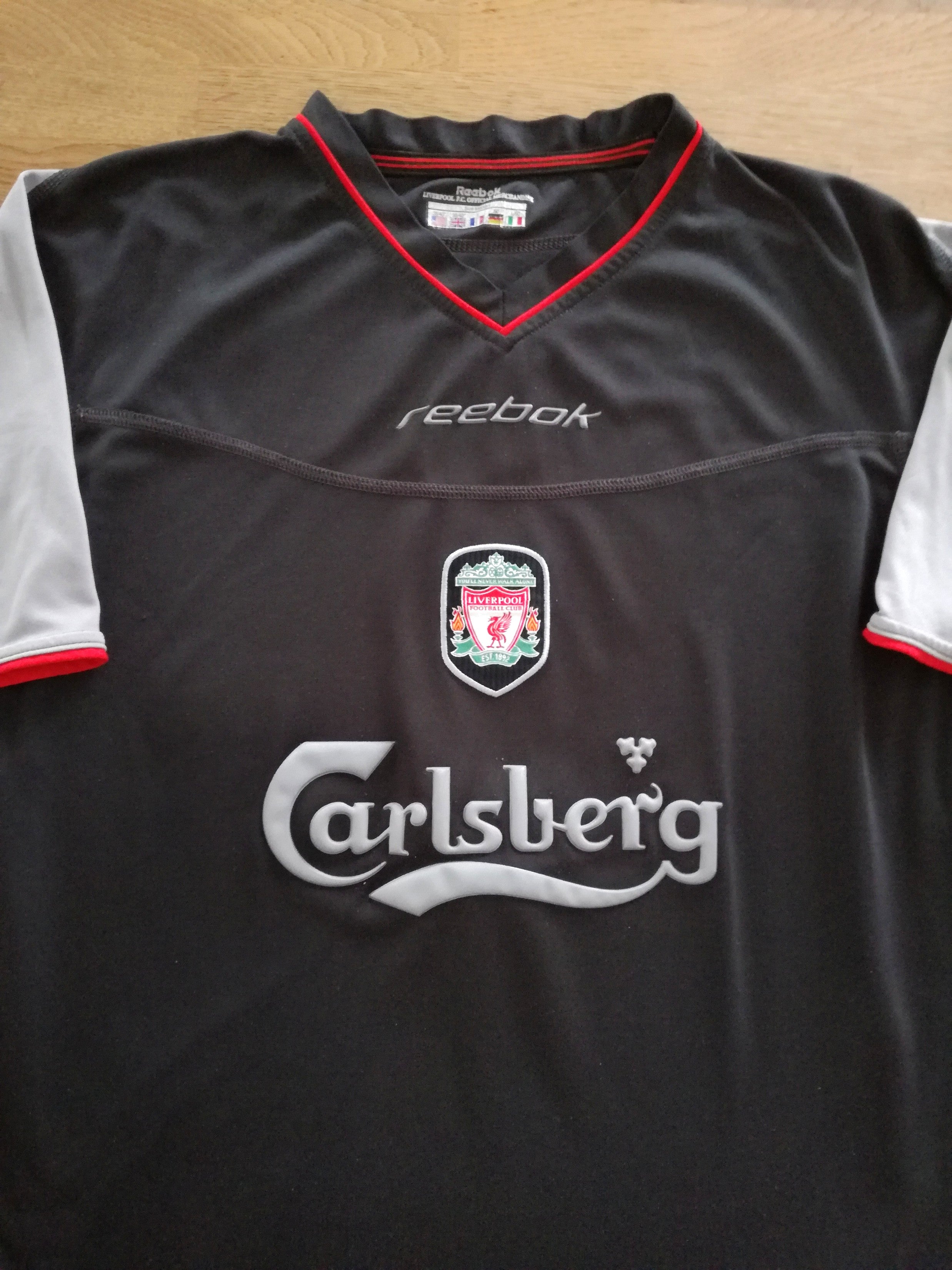 2002/03 Liverpool Away Football Shirt (XL)