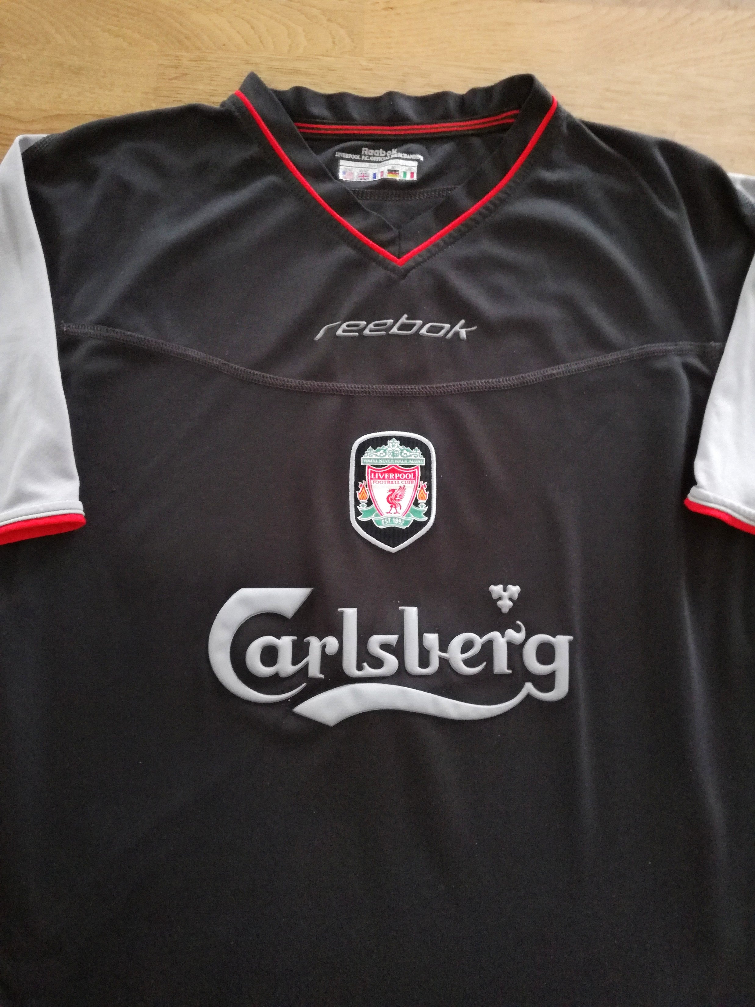 2002/03 Liverpool Away Football Shirt