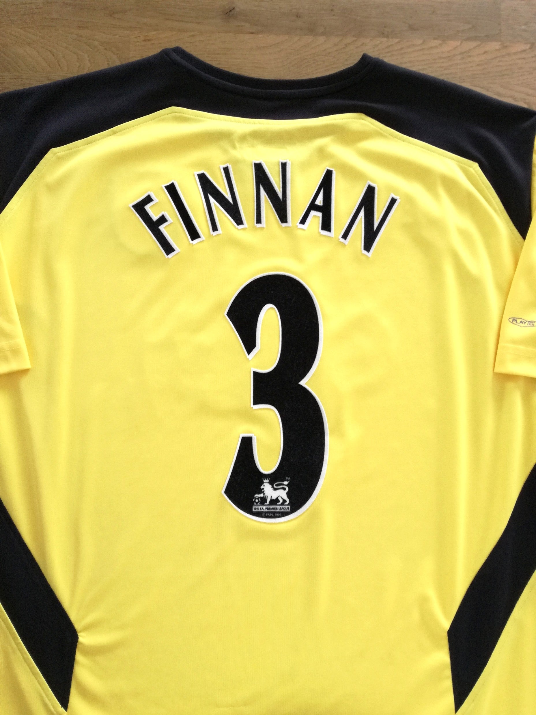 2004/05 Liverpool Away Premier League Football Shirt Finnan #3