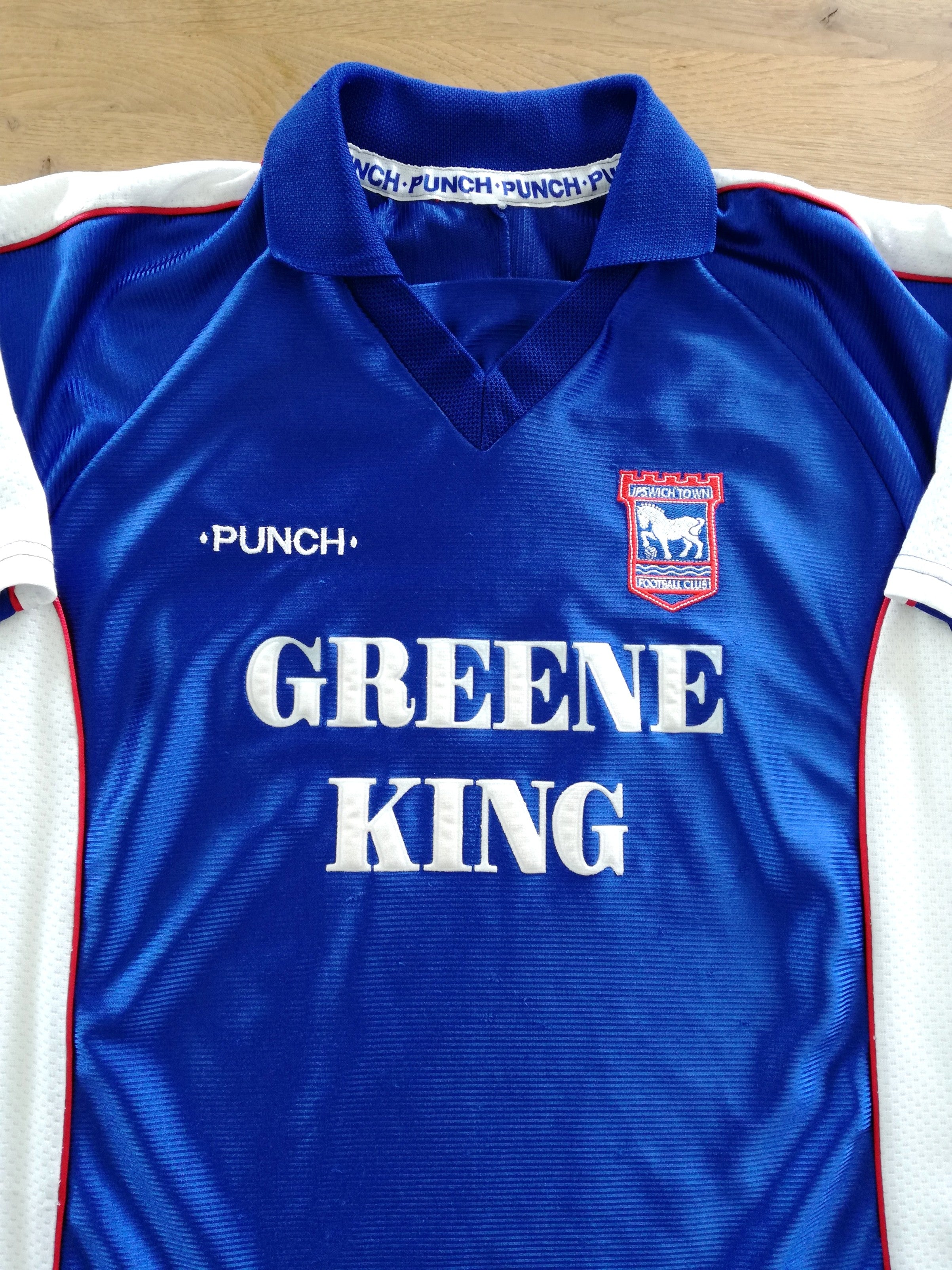 1999/00 Ipswich Town Home Football Shirt
