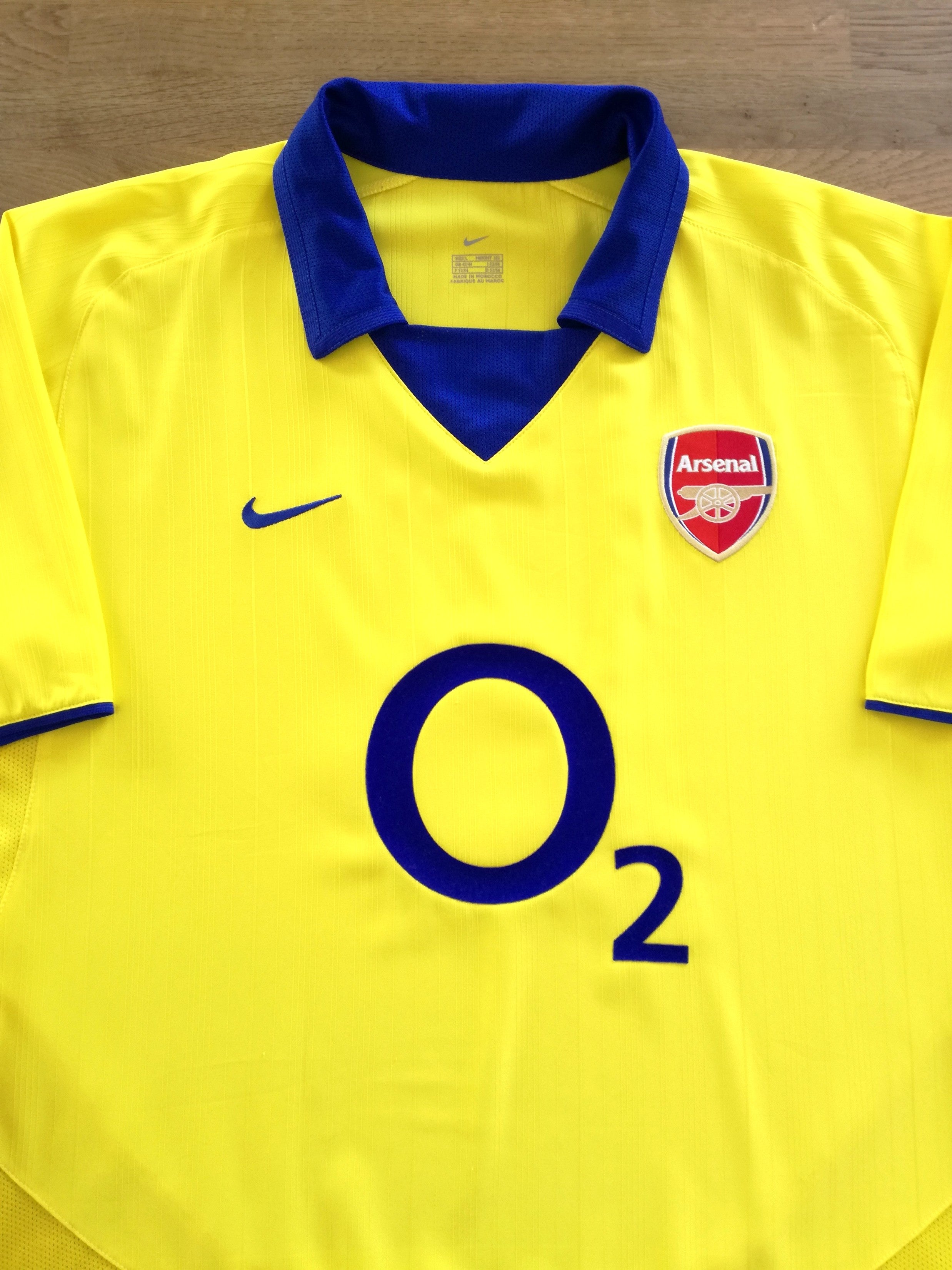 2003/04 Arsenal Away Football Shirt