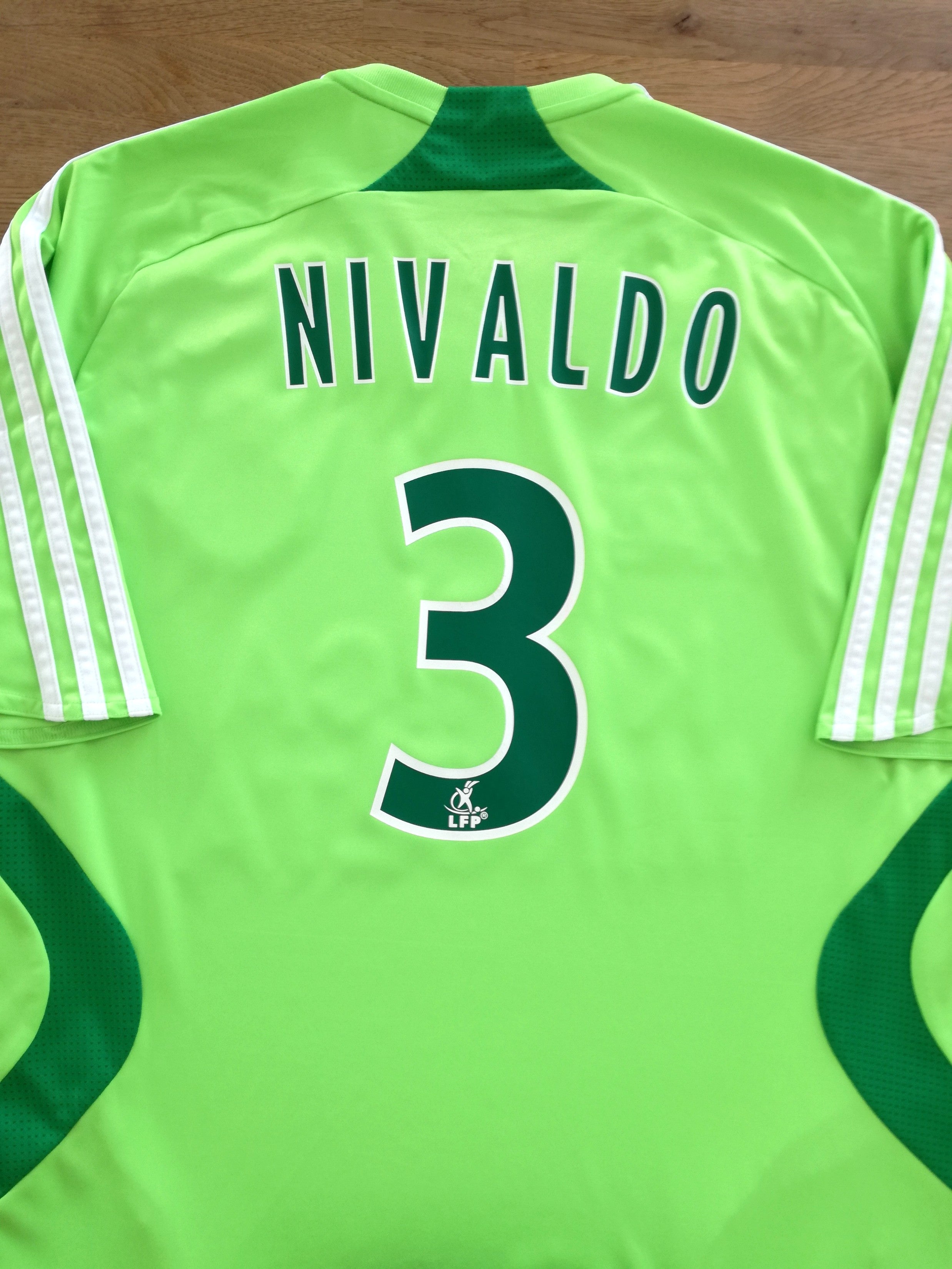 2007/08 Saint Etienné Away Ligue 1 Football Shirt Nivaldo #3