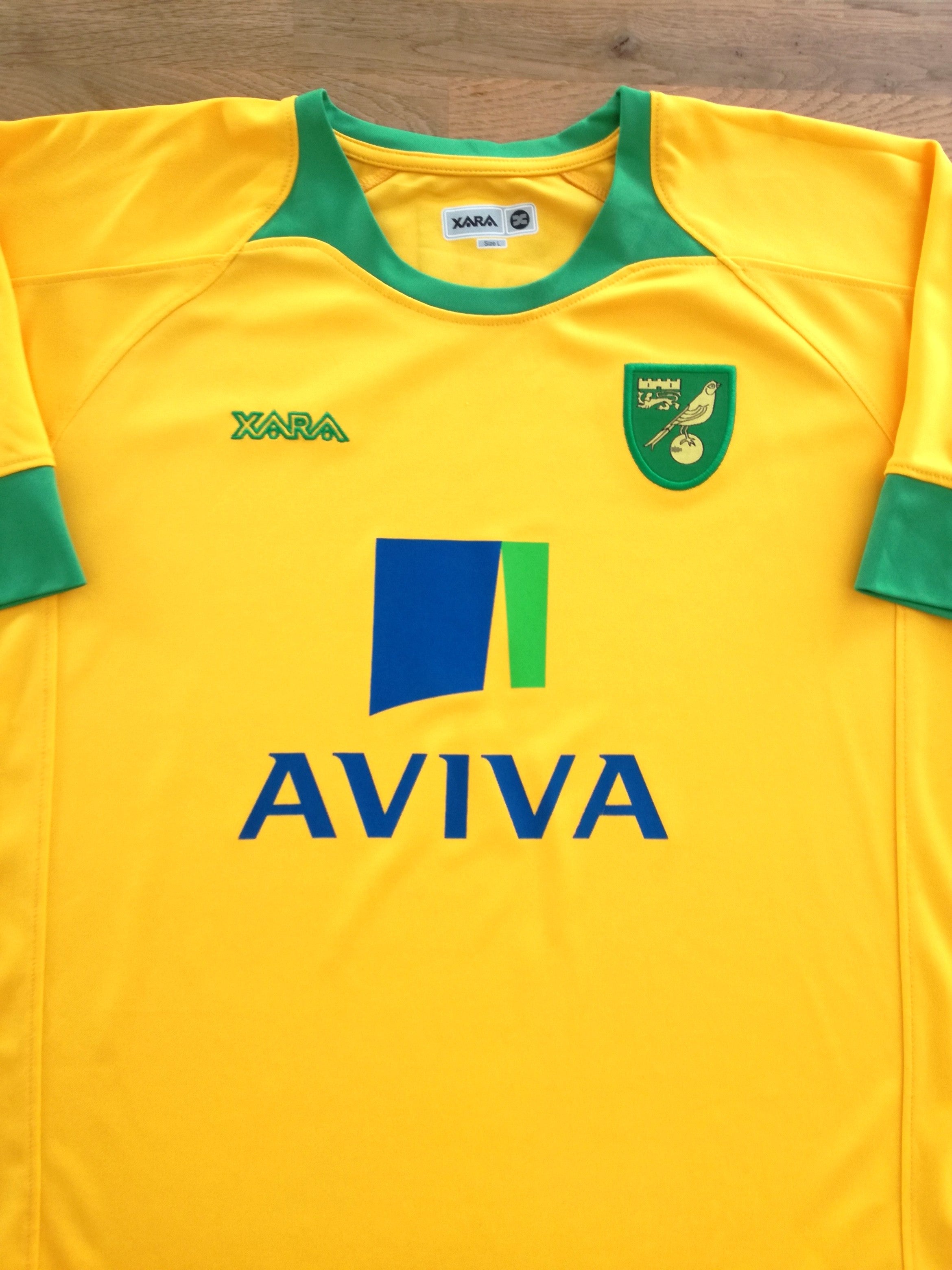 2008/09 Norwich City Home Football Shirt