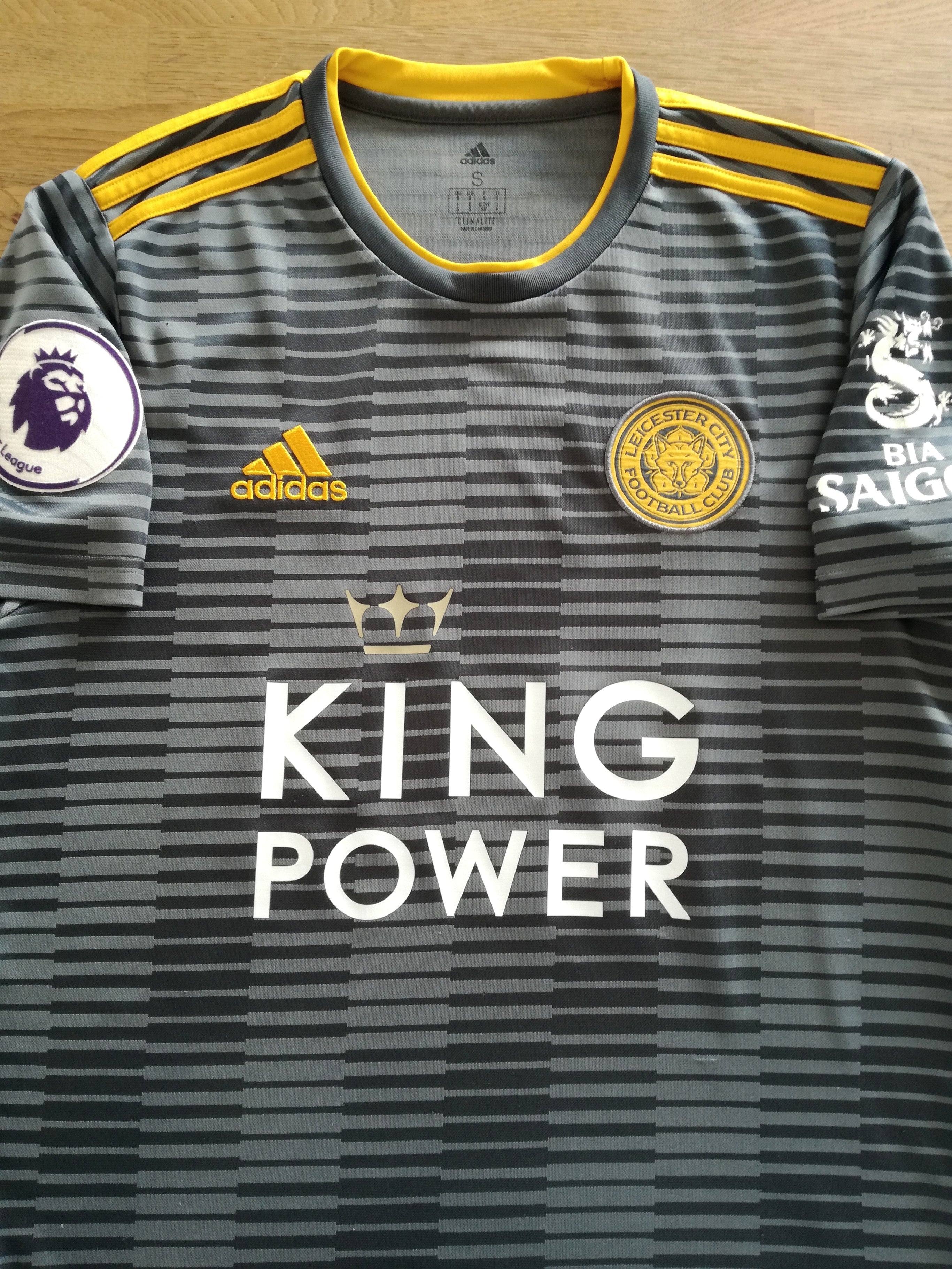 2018/19 Leicester City Away Premier League Football Shirt