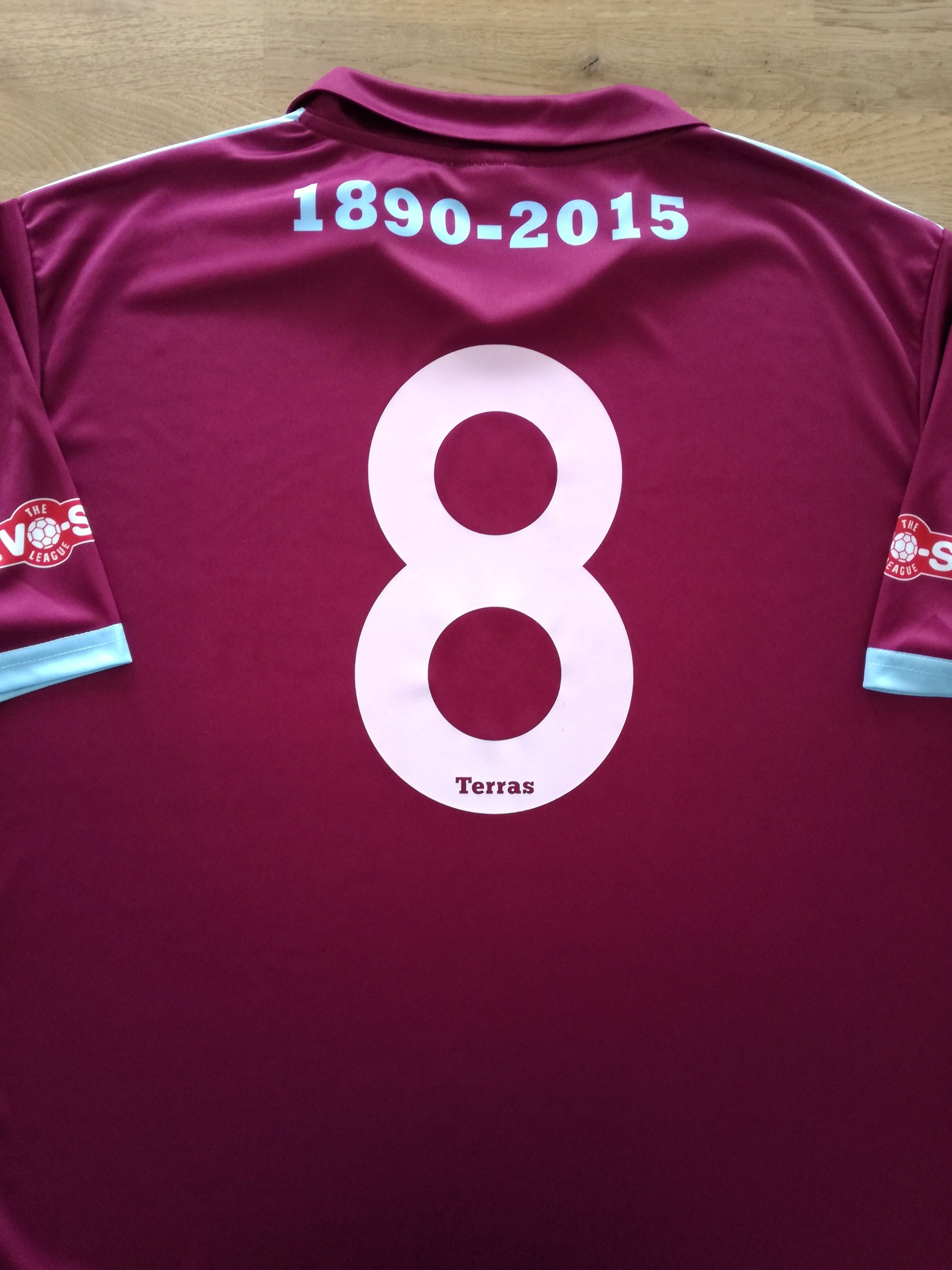 2015/16 Weymouth Home 125th Anniversary Football Shirt #8