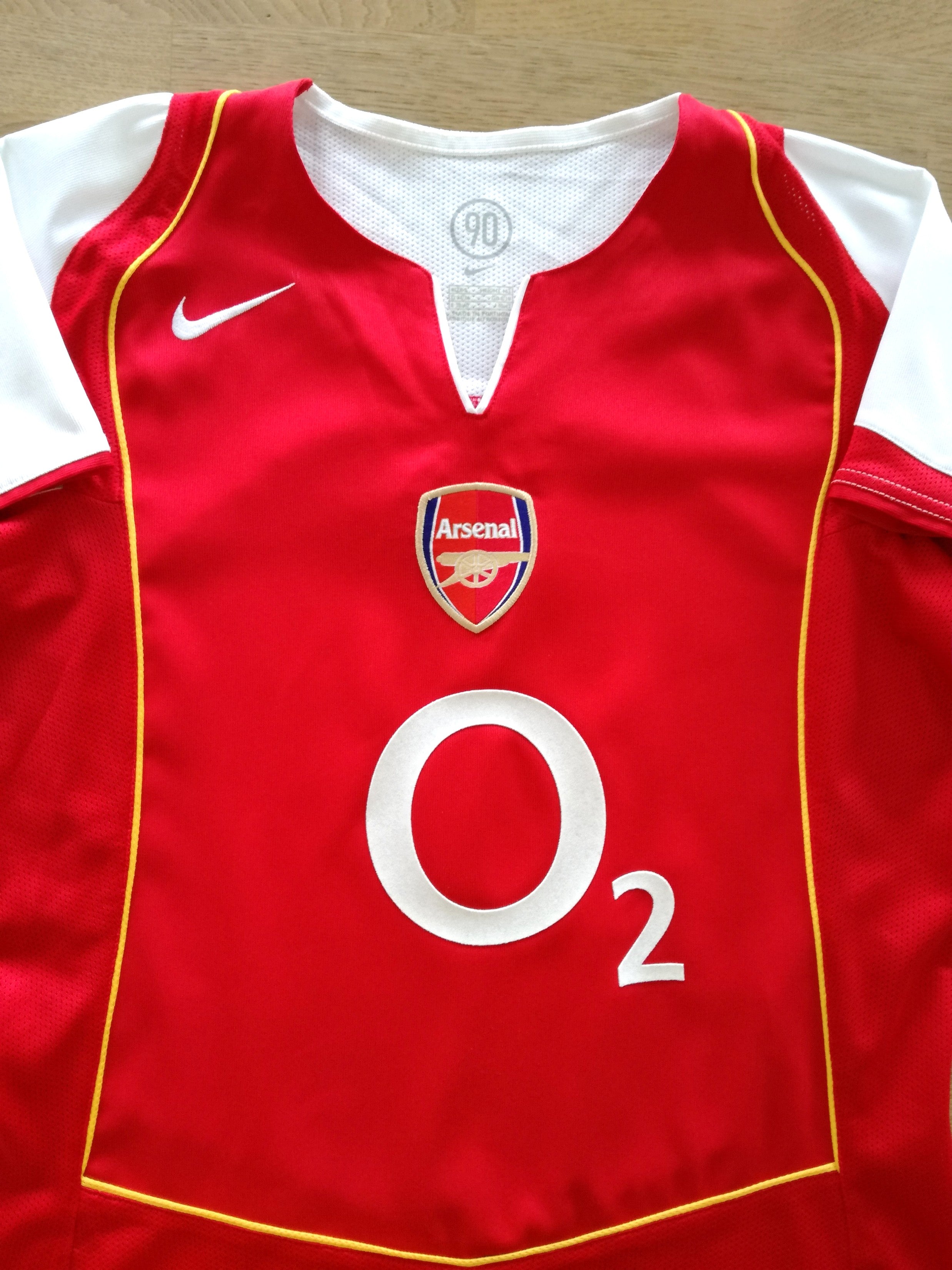 2004/05 Arsenal Home Woman's Football Shirt