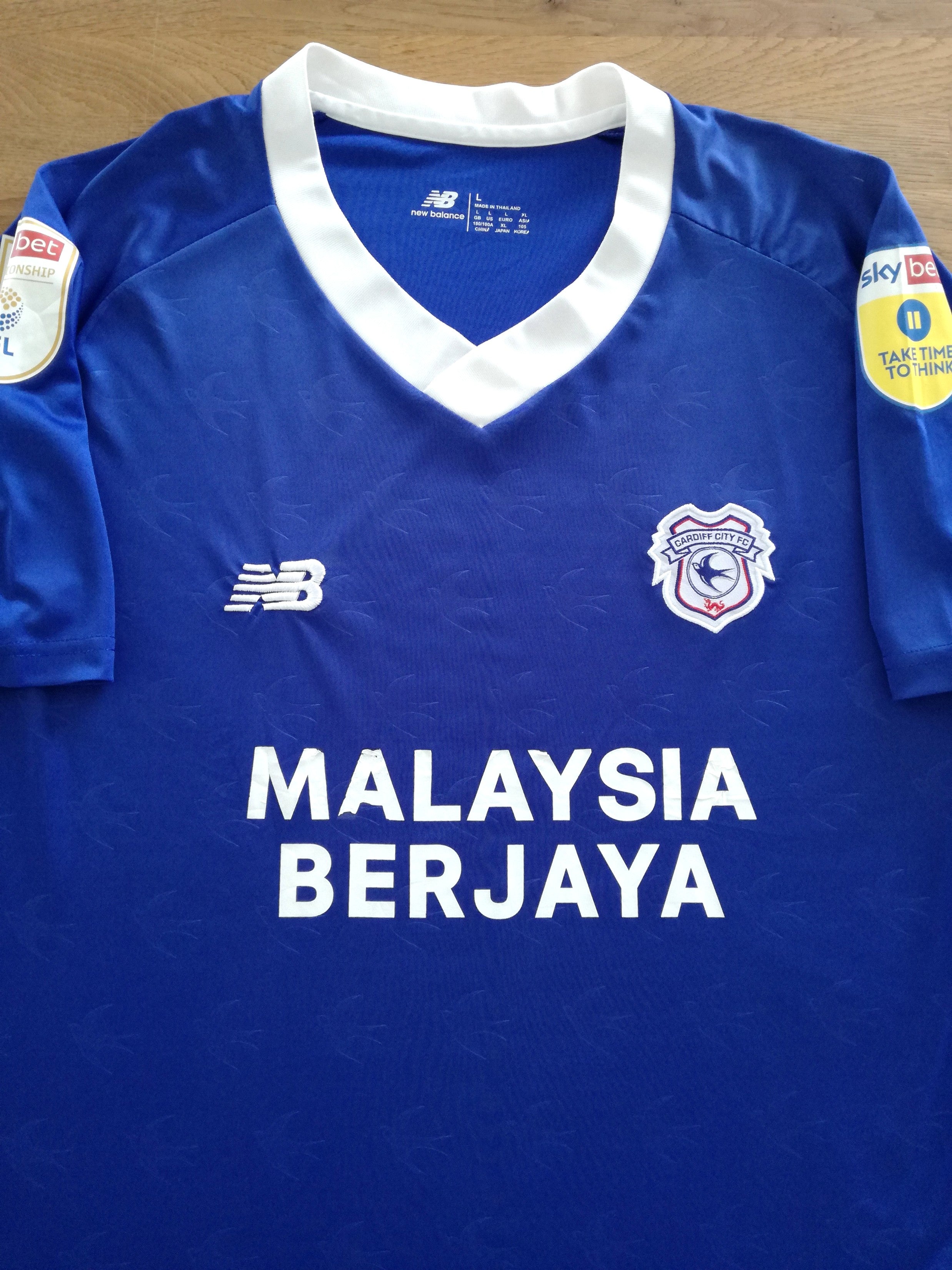 2022/23 Cardiff City Home Championship Football Shirt (XXL)
