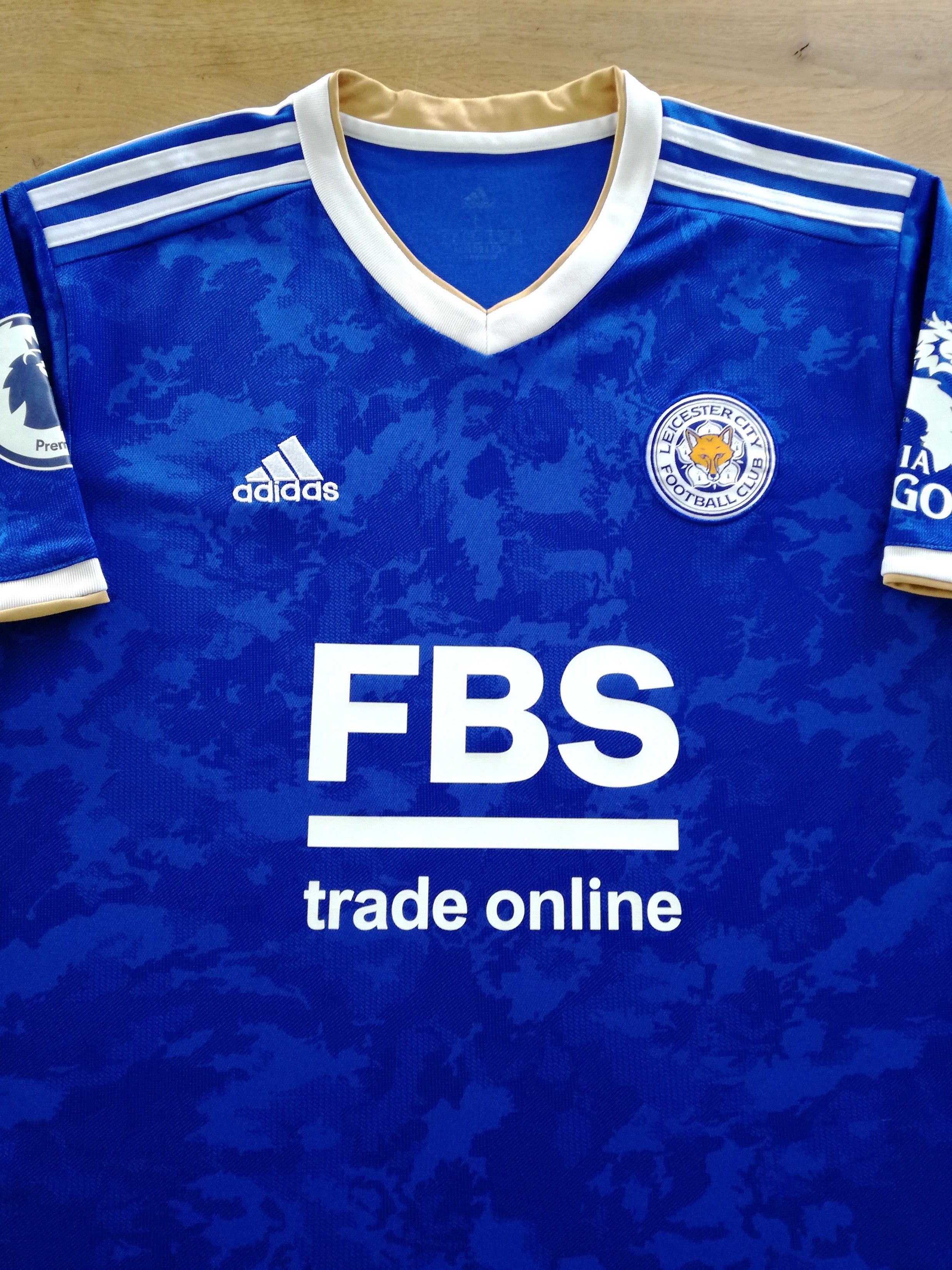 2021/22 Leicester City Home Premier League Football Shirt