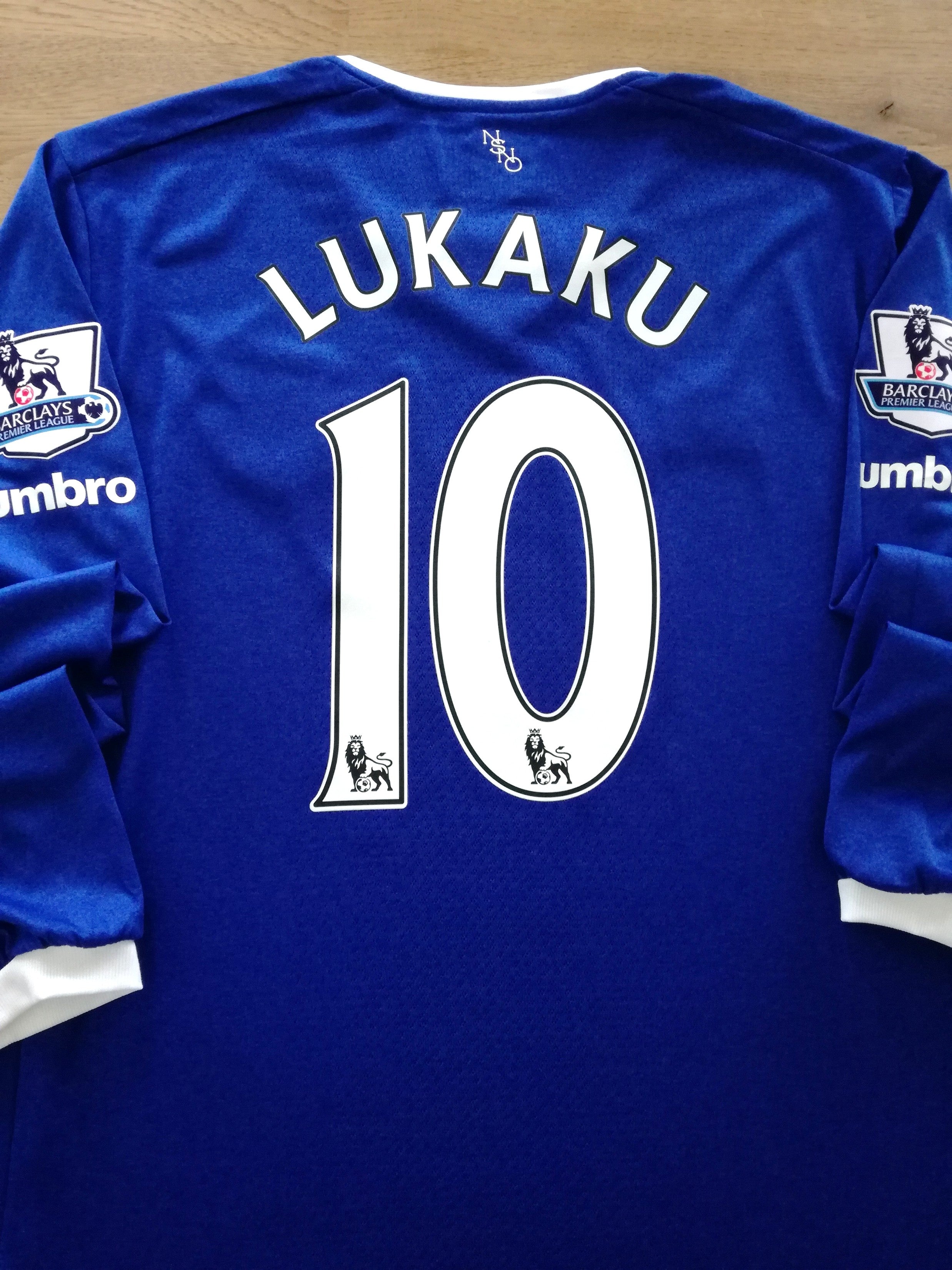 2015/16 Everton Home Premier League Long Sleeve Football Shirt Lukaku #10