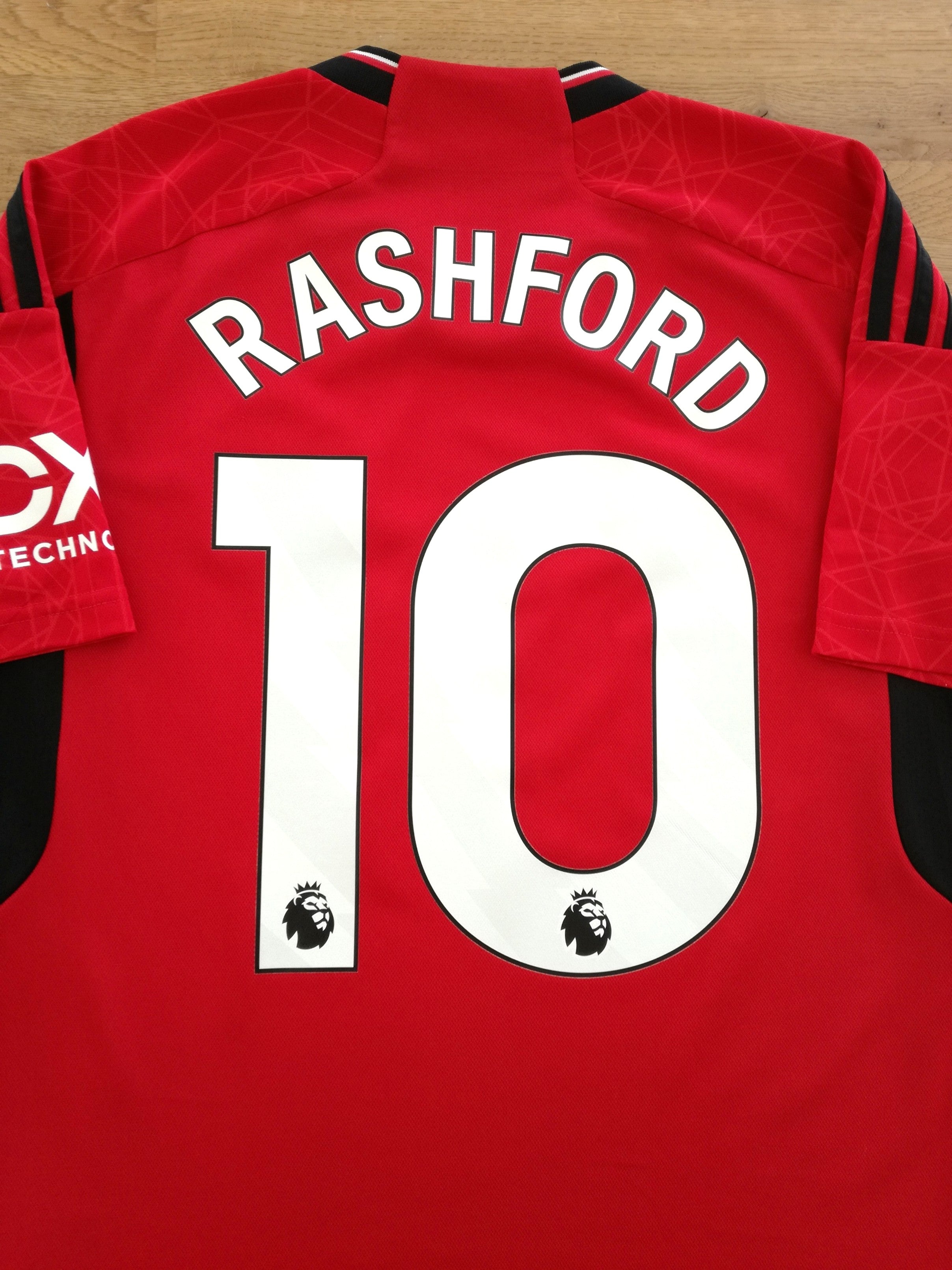 2023/24 Man Utd Home Premier League Football Shirt Rashford #10