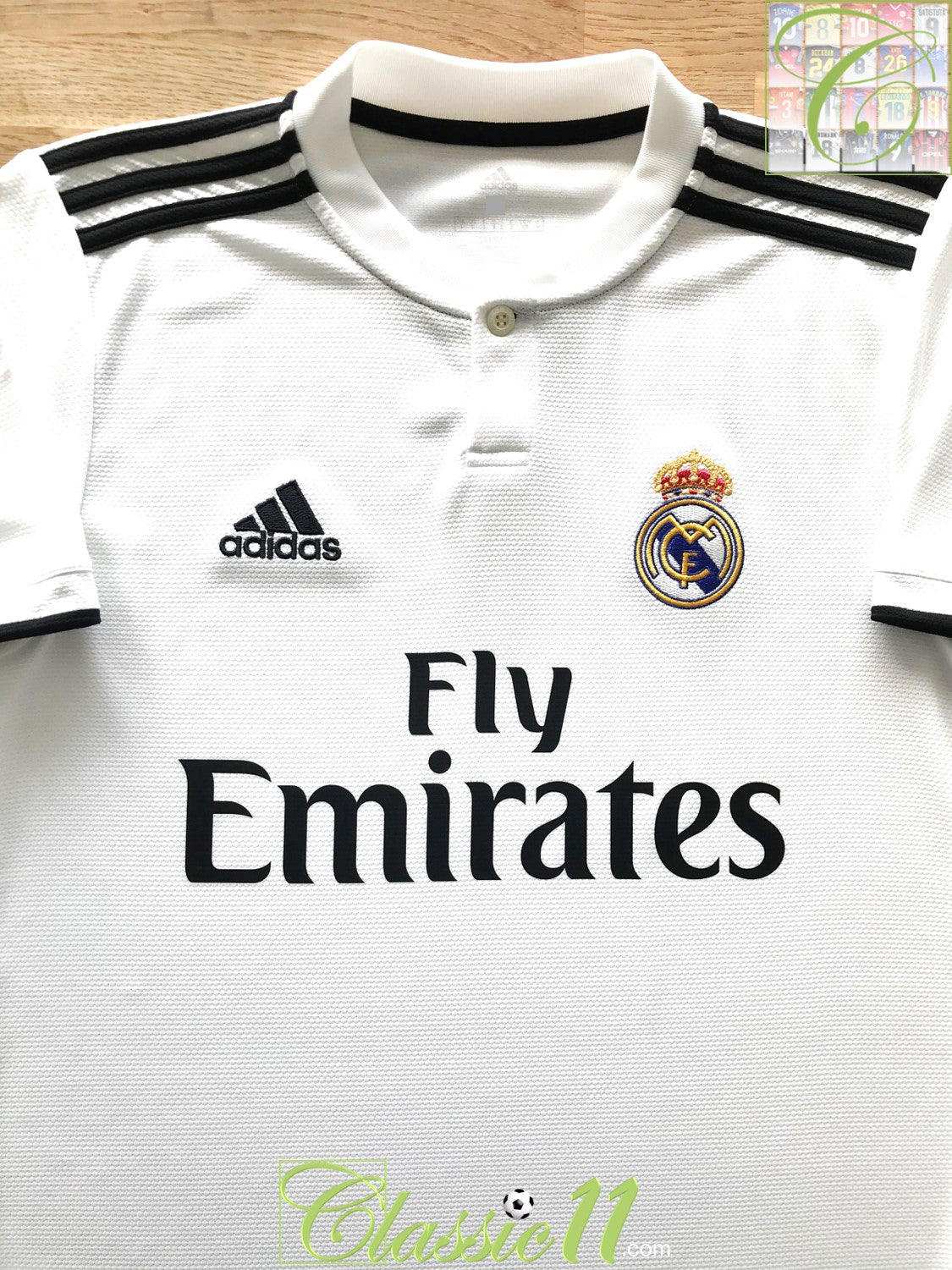 2018/19 Real Madrid Home Football Shirt (S)