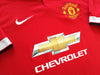 2014/15 Man Utd Home Premier League Football Shirt Falcao #9 (M)