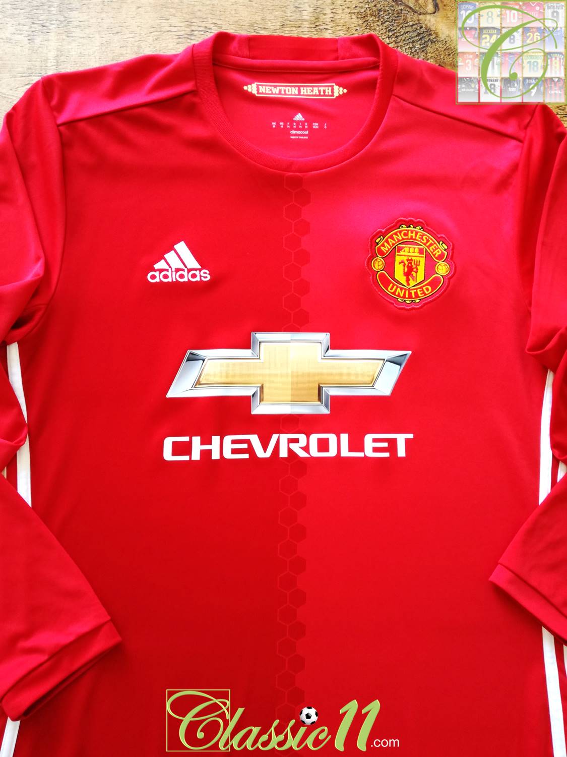 2016/17 Man Utd Home Long Sleeve Football Shirt