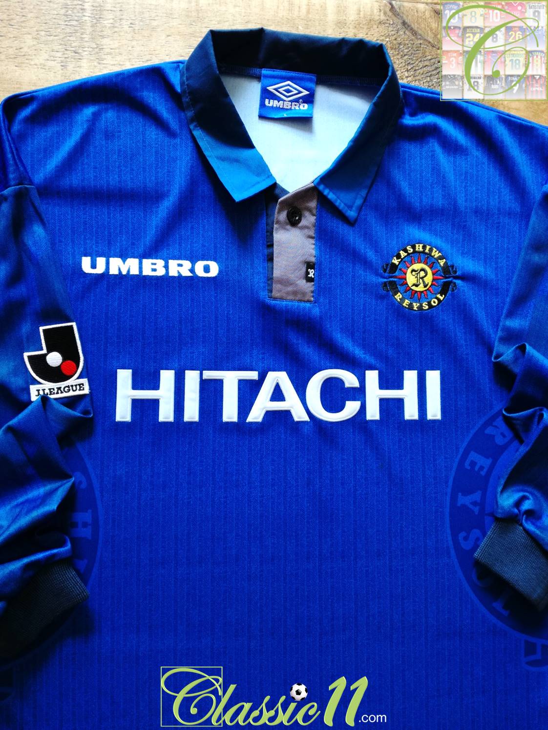 1997 Kashiwa Reysol Away J. League Player Issue Football Shirt. (L)