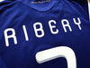 2009/10 France Home Football Shirt Ribery #7 (S)