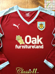 2015/16 Burnley Home Football Shirt. (XL) *BNWT*