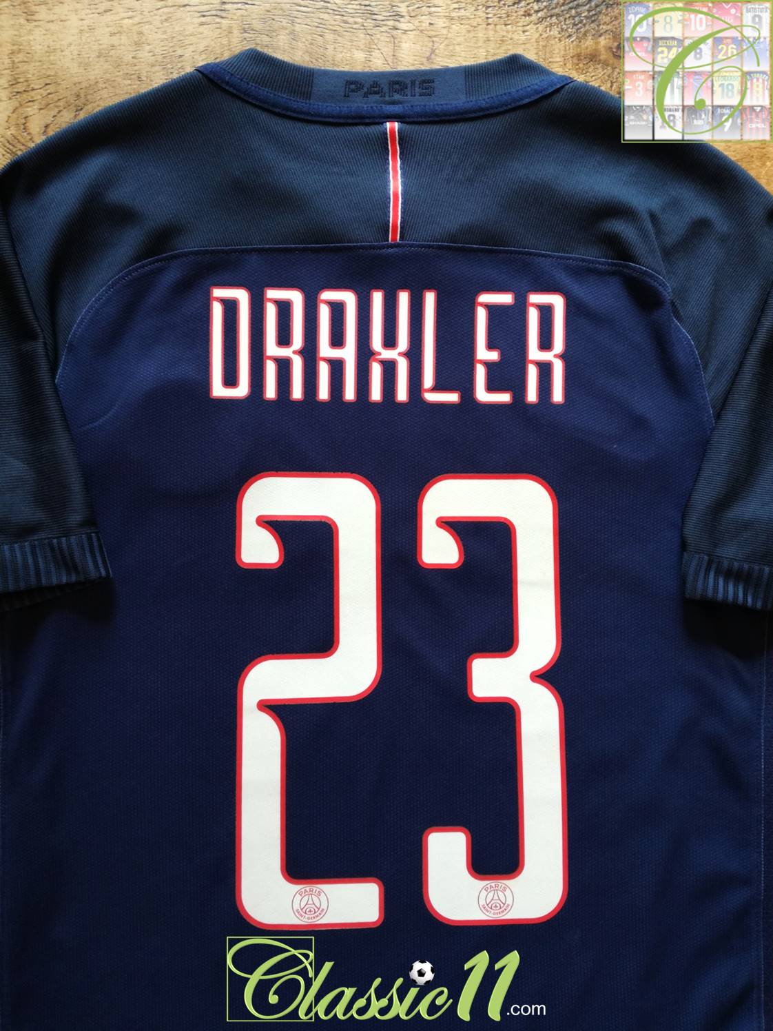 2016/17 PSG Home European Aeroswift Football Shirt Draxler #23 (S)