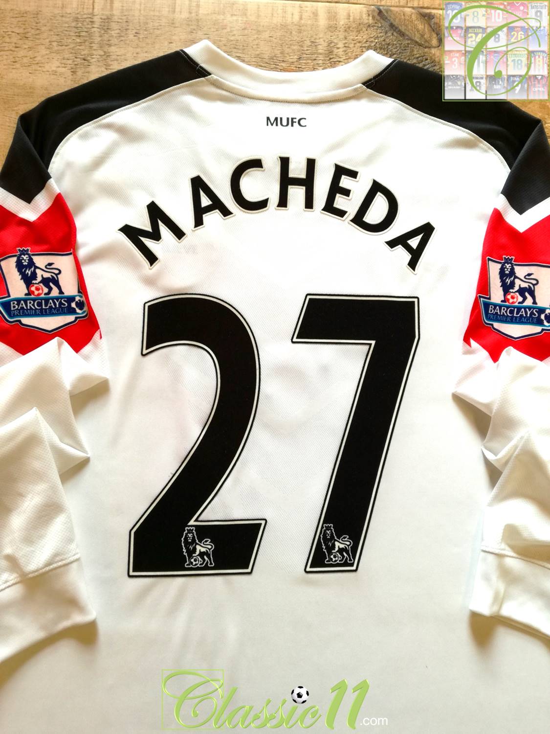 2010/11 Man Utd Away Premier League Football Shirt. Macheda #27 (XXL)