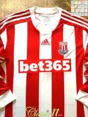 2012/13 Stoke City Home Formotion Football Shirt. (L)
