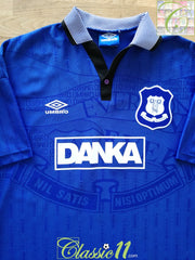 1995/96 Everton Home Football Shirt (L)