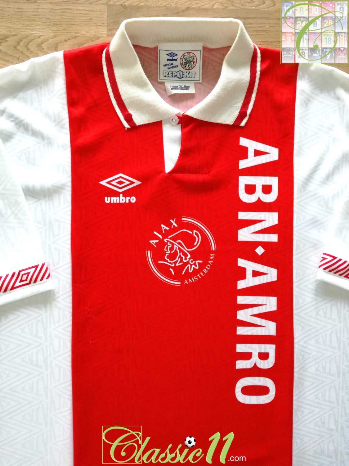 Jersey Fußball Ajax 1991-92-93 Prototyp Konzept Shirt Größe XL Umbro Jersey Fußball Ajax 1991-92-93 Prototyp Konzept Shirt Größe XL Umbro