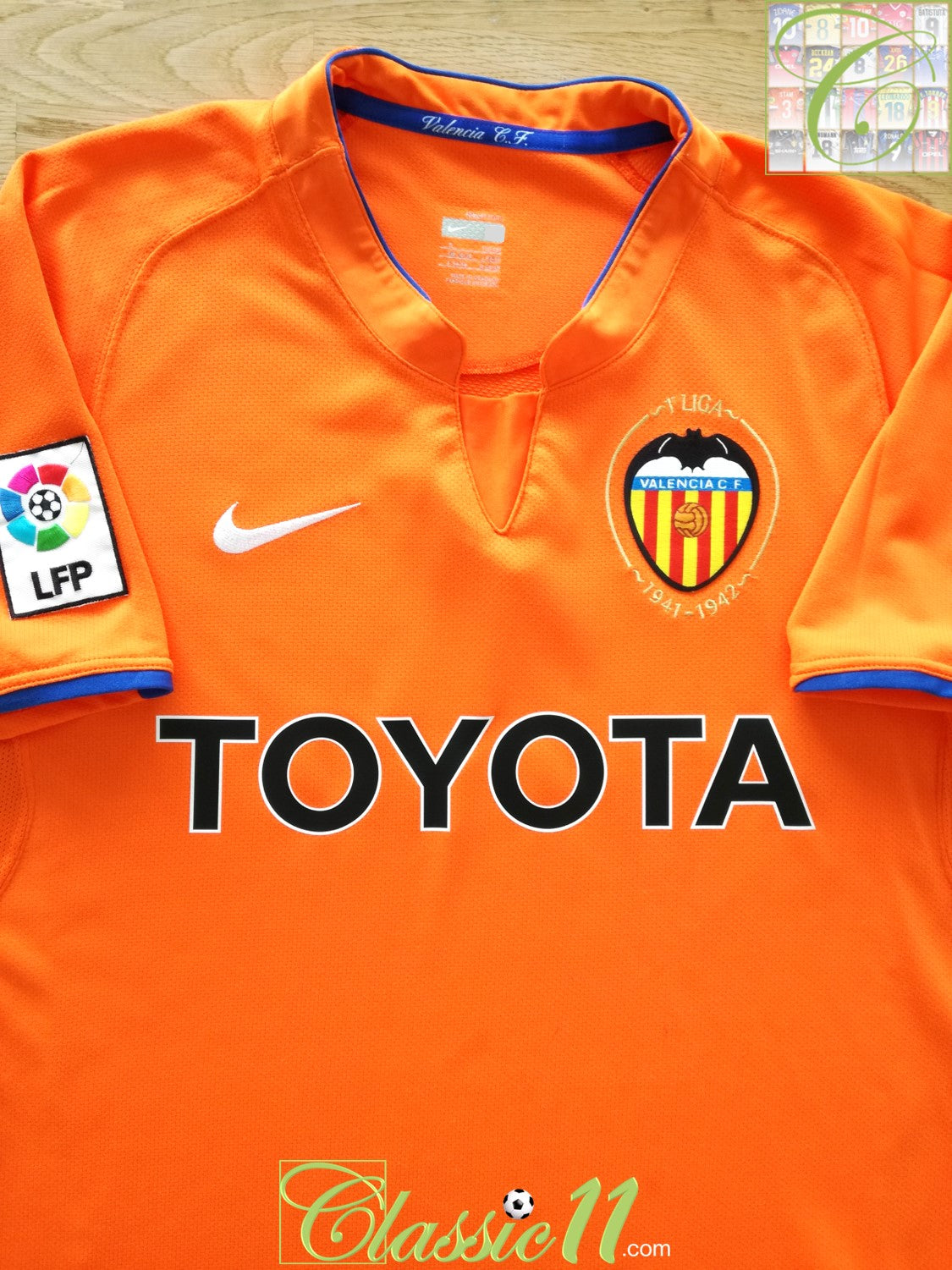 2007/08 Valencia Away La Liga Football Shirt