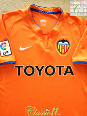 2007/08 Valencia Away La Liga Football Shirt