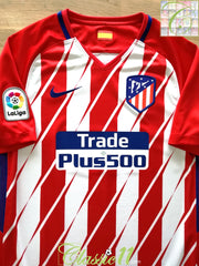 2017/18 Atlético Madrid Home La Liga Football Shirt