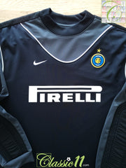 2003/04 Internazionale Goalkeeper Football Shirt (L)