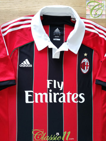2012/13 AC Milan Home Football Shirt