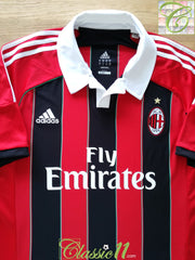 2012/13 AC Milan Home Football Shirt