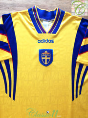 1996/97 Sweden Home Football Shirt
