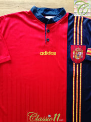 1996/97 Spain Home Football Shirt (S)