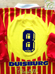 1997/98 MSV Duisburg Away Football Shirt. (Osthoff) #8 (L)