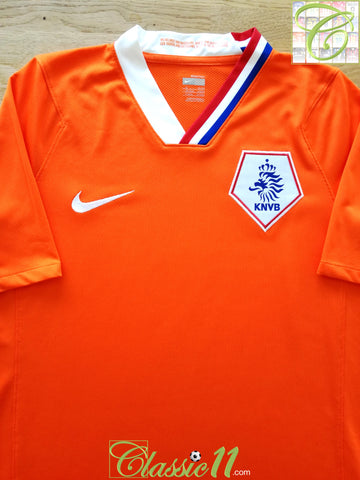 2008/09 Netherlands Home Football Shirt
