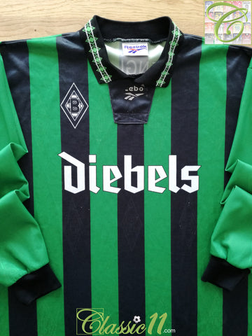 1995/96 Borussia M'gladbach Away Long Sleeve Football Shirt
