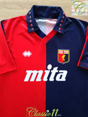 1990/91 Genoa Home Football Shirt (M)