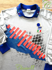 1993/94 Italy Goalkeeper Player Issue Football Shirt (S)