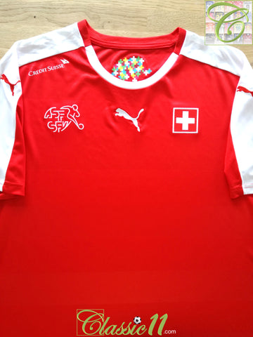 2016/17 Switzerland Home Football Shirt