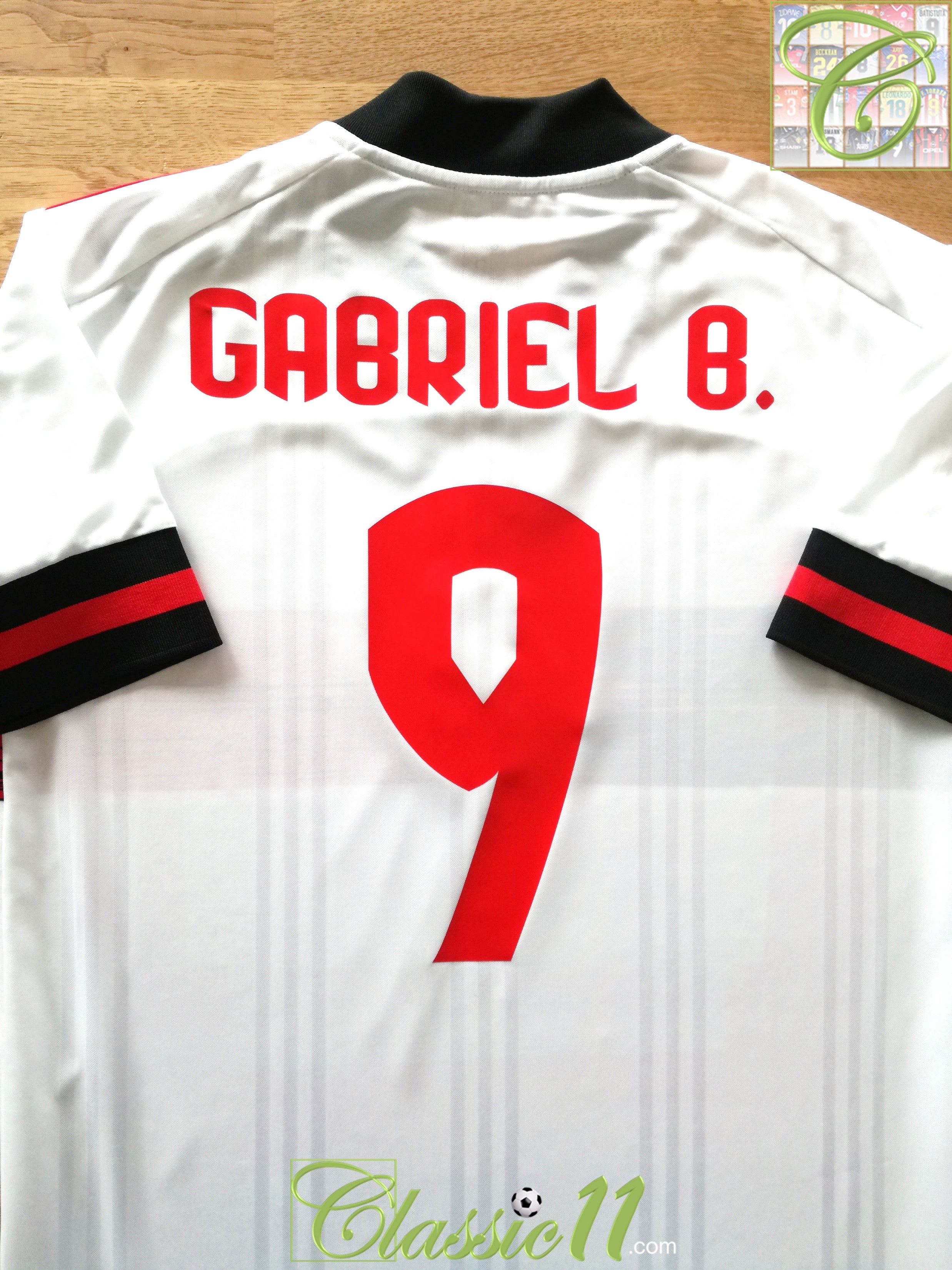 2020/21 Flamengo Away Football Shirt Gabriel B. #9 (S) *BNWT*
