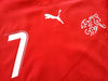 2007 Switzerland Home Player Issue Football Shirt. #7 (L)