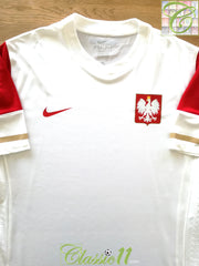 2010/11 Poland Home Player Issue Football Shirt (XL)