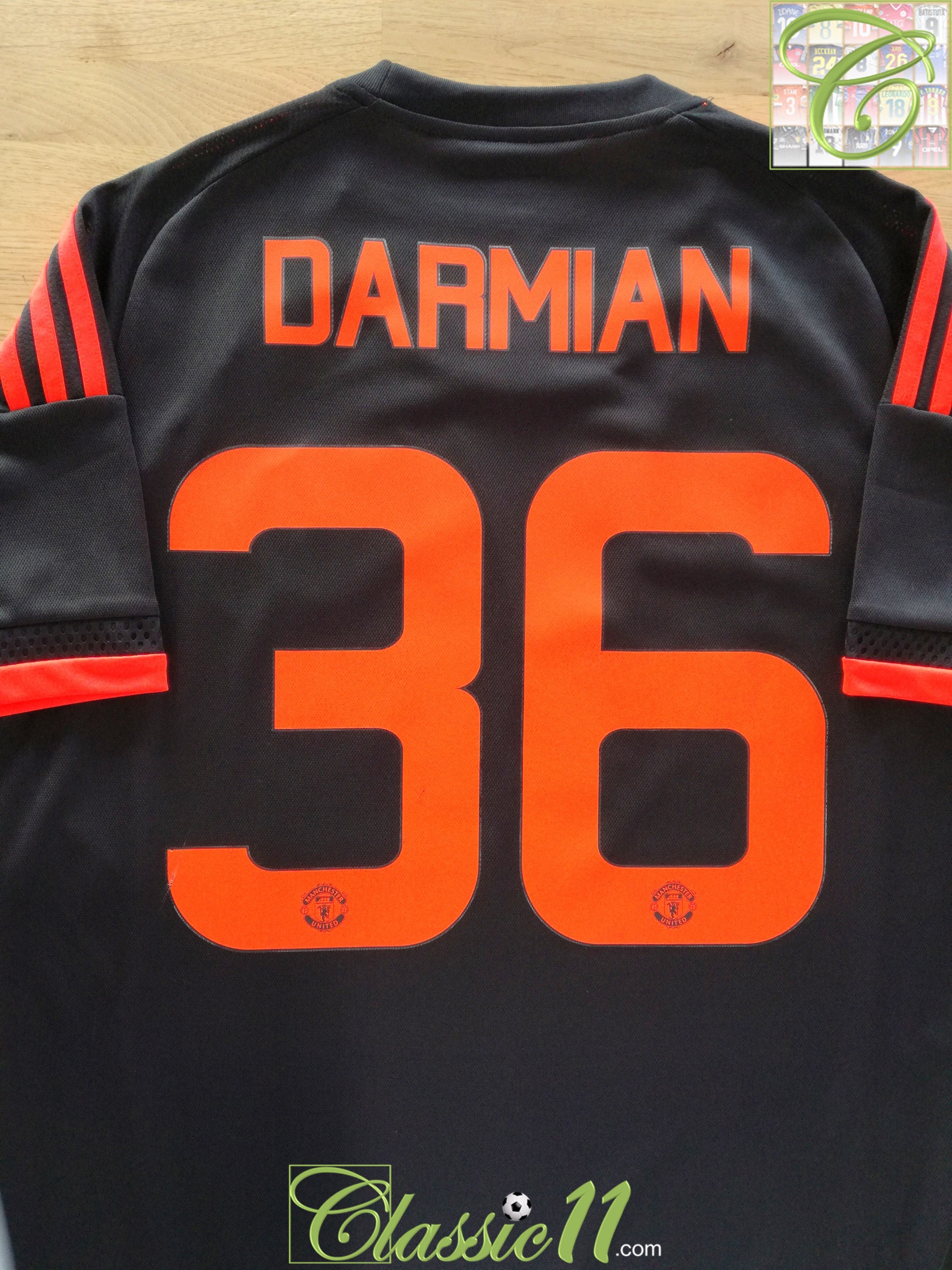 2015/16 Man Utd 3rd Football Shirt Darmian #36 Adidas Soccer