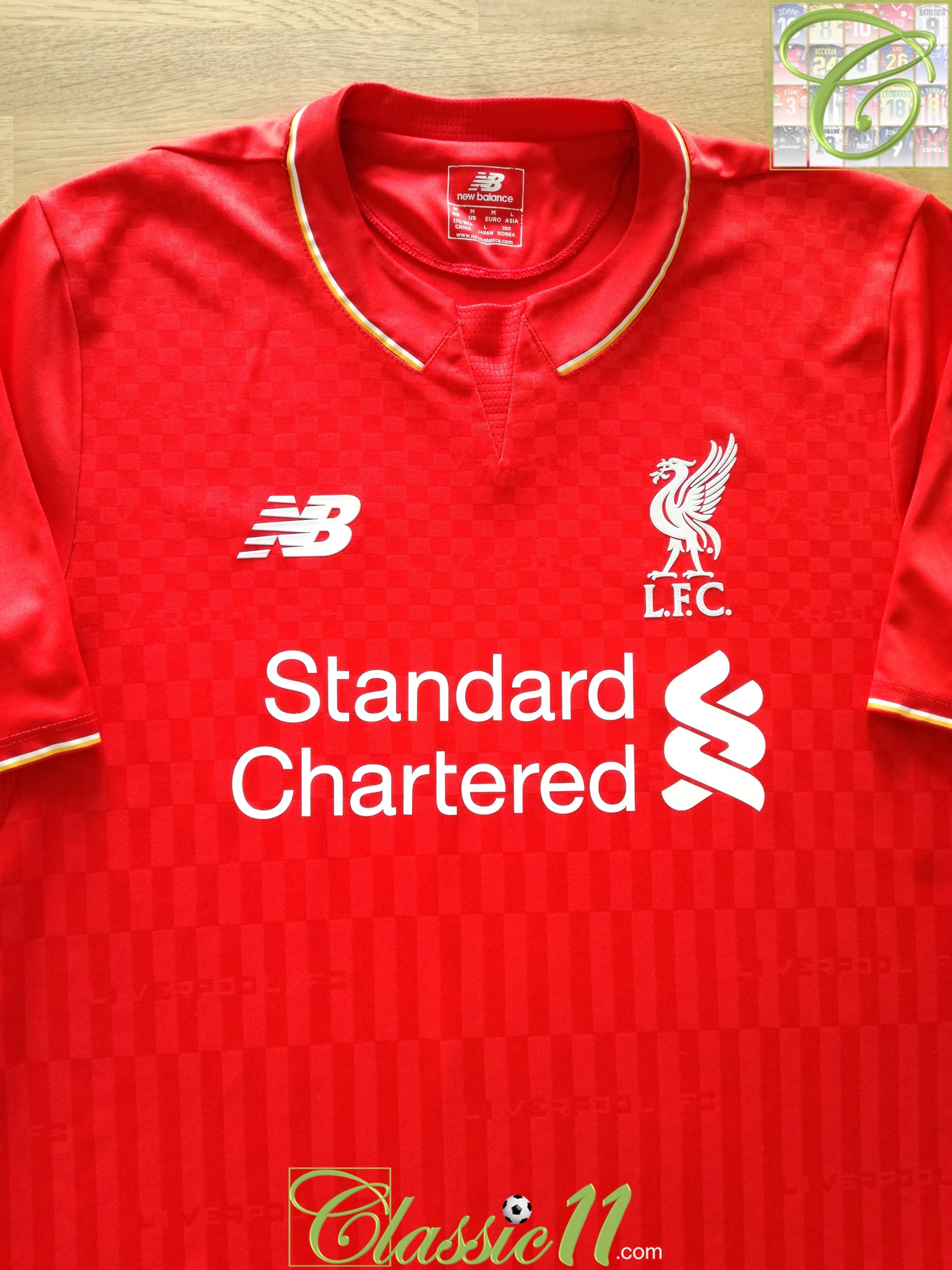 2015/16 Liverpool Home Football Shirt (W) (Size 12)