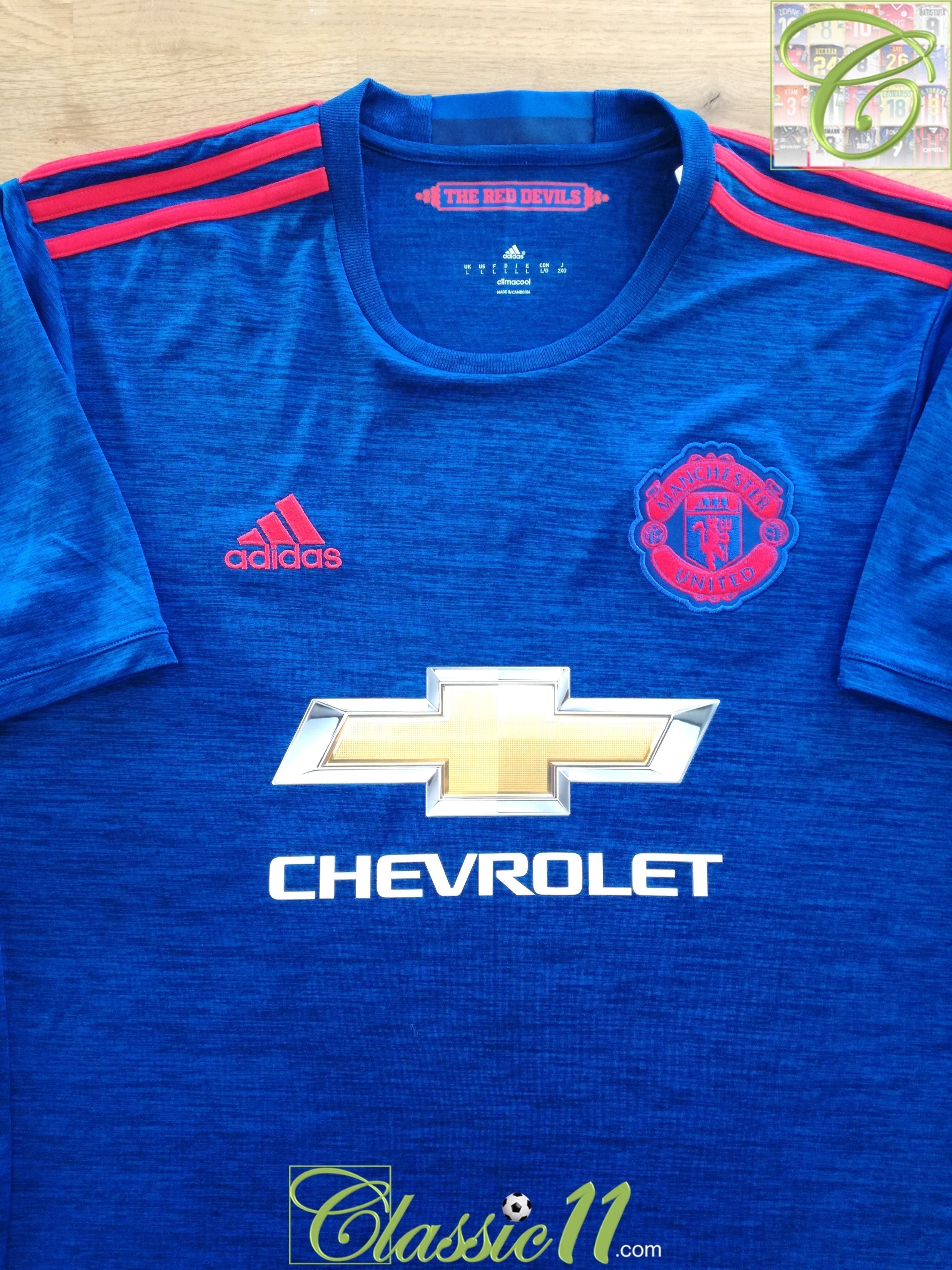 2016/17 Man Utd Away Football Shirt