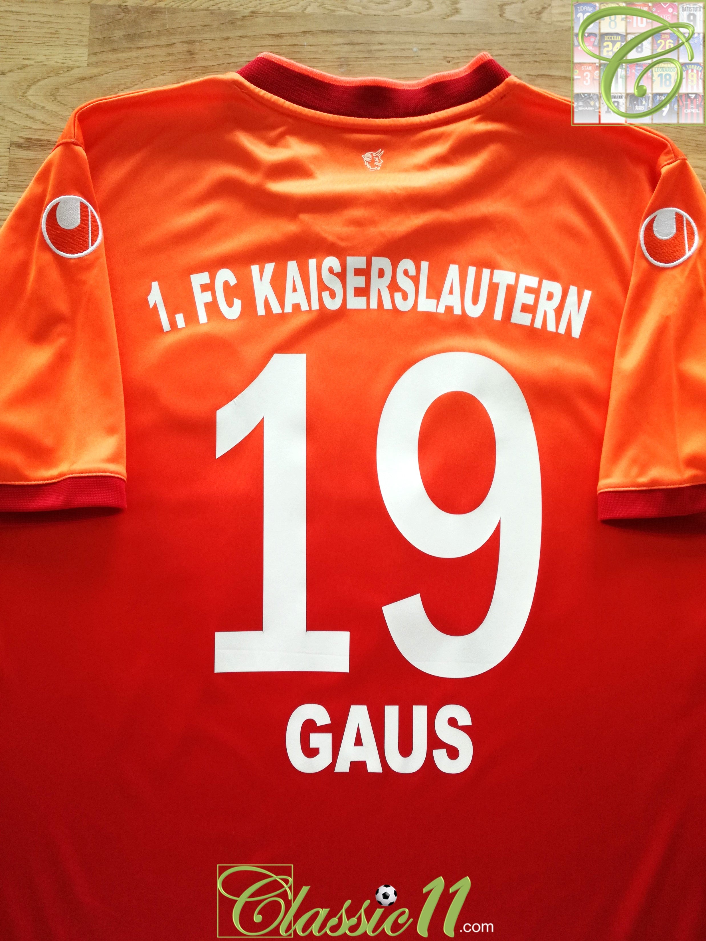 2014/15 Kaiserslautern Home Football Shirt Gaus #19