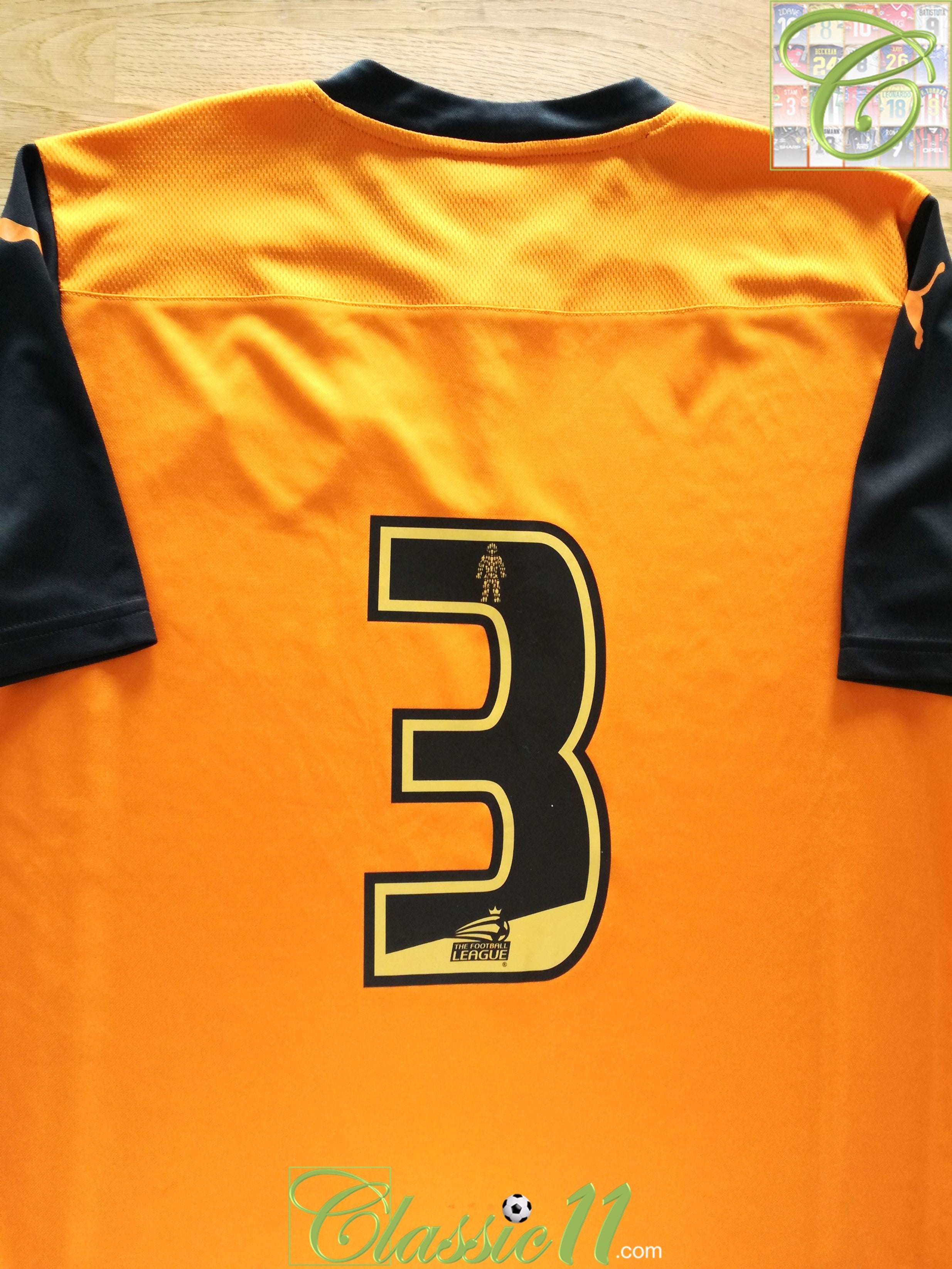 2014/15 Wolverhampton Wanderers Home EFL Football Shirt #3 (M)