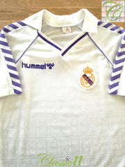 1986/87 Real Madrid Home Football Shirt (S)