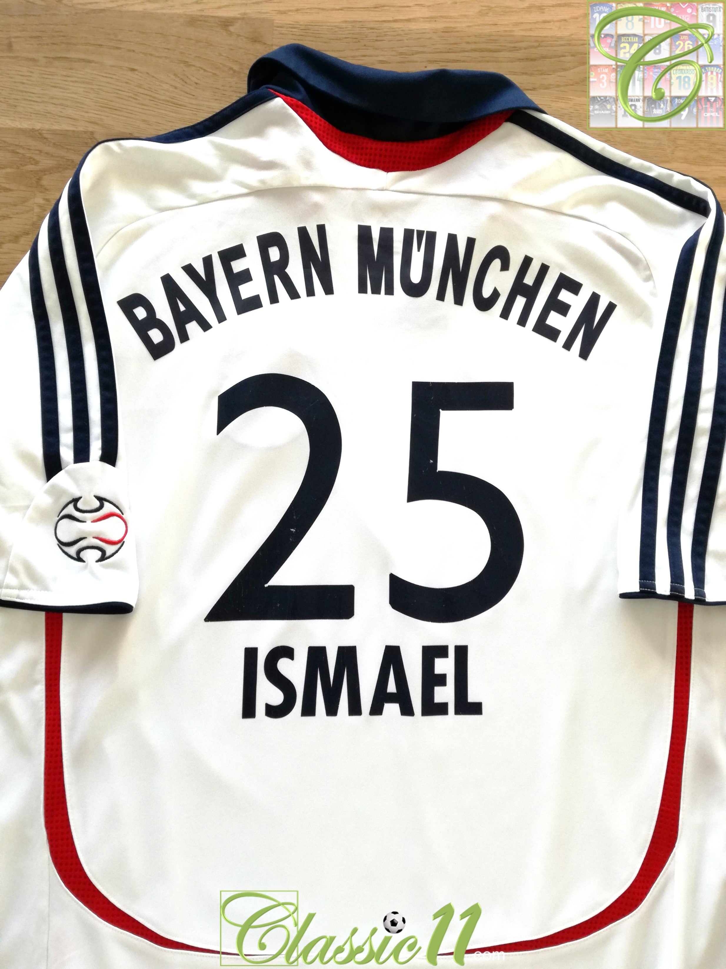 2006/07 Bayern Munich Away Football Shirt Ismael #25 (Kids)
