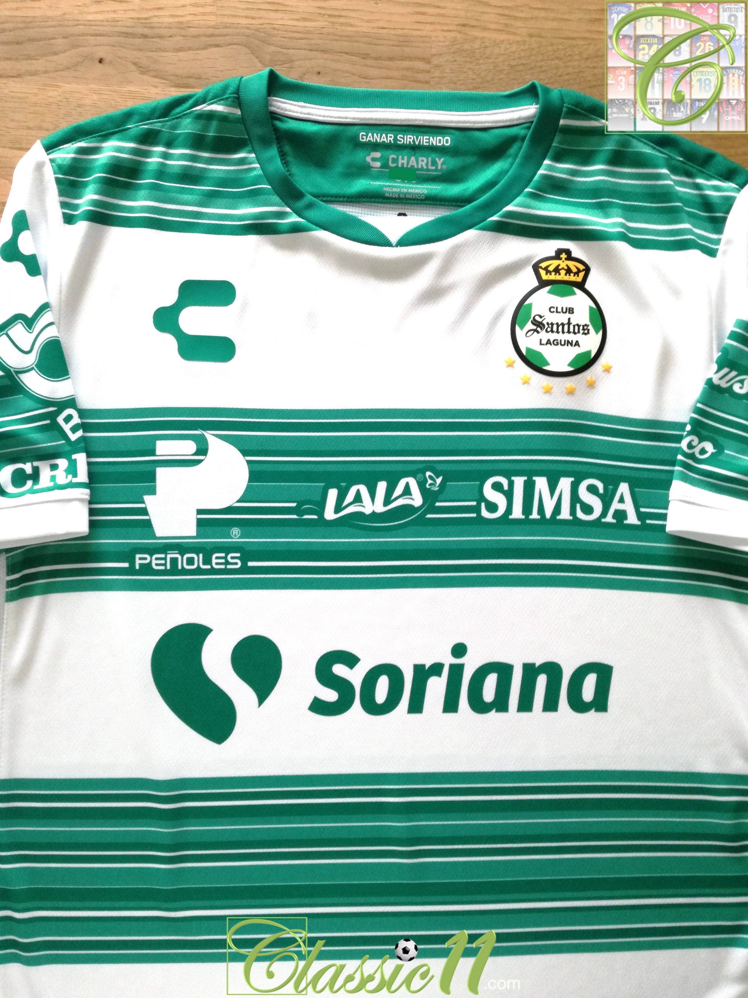 2020 Santos Laguna Home Football Shirt (L)
